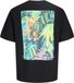 Jack & Jones Heren Backprint T-Shirt JORMONTAUK Gebloemd Zwart/Multicolor - Maat M