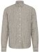 Casual Friday Dallas Gestreepte Lange Mouwen Shirt Heren M Linnen Slim Fit Klassieke Kraag Winterkoning