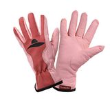 ROSTAING MISS Handschoenen, 1 paar tuinhandschoenen voor dames, roze, Barbie, van leer