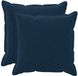 vidaXL Kussensloop - 2 stuks - Blauw - 60 x 60 cm