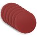 vidaXL - Coussin - 6 - pièces - HEERLEN - Rouge vin - Ø - 40 - cm - Polyester