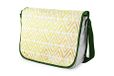 Bonamaison Digitaal bedrukte Messenger schooltas met kaki riem voor meisjes en jongens, boodschappentassen voor scholieren, schoudertassen, grootte: 29x36 cm