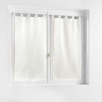 Douceur d'Intérieur Paar lussen, recht, 2 x 60 x 90 cm, polykatoen, wit