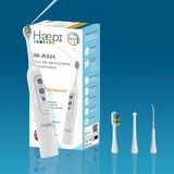 Haepi Brosse à dents sonique 3-en-1 avec hydropulseur et détartreur électrique blanc