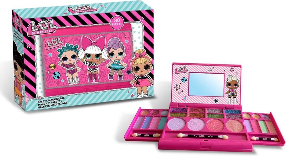 Cartoon L.O.L. SURPRISE paleta maquillaje 30 stukken