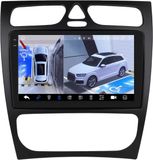 Happiq Autoradio met Bluetooth en CarPlay voor Mercedes-Benz C-Klasse / CLK-Klasse (W203 / W209 / S203 / A209 / W168)
