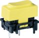 Marquardt 6450.0007 Druktoets 28 V 0.1 A 1x uit/(aan) Moment (l x b x h) 14.8 x 10.8 x 13.2 mm 1 stuk(s) Geel Kunststof