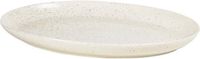 Broste Copenhagen Plat oval Nordic Vanilla 35,5 cm Crème avec grains