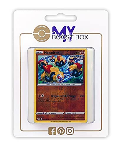 my-booster Hexadron (Falinks) 83/163 Rapid Strike Holo Reverse - Myboost X Epée et Bouclier 5 Styles de Combat - Doos met 10 Franse Pokemon kaarten