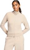 Adidas Sportswear Soft Lux Slim-Fit Sportjack - Dames - Beige