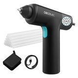 Cecotec Perfect Fix 360 FreeStyle heet siliconenpistool met geïntegreerde accu 3,6 V, systeem IA Tech, ultrasnel opwarmen, inclusief tas, tafelbescherming en 20 siliconen stokjes