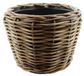 Drypot Rattan Drypot Sawah Extra Dik Rotan Bruin