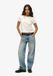 Superdry Jeans met wijde pijpen en middelhoge taille voor dames