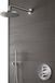 Hotbath Buddy Inbouw Regendoucheset - Thermostatisch - Plafondbuis 30 cm - Hoofddouche 200 mm - Ronde Handdouche 3 Standen - met 2-Weg Stop-Omstel - Waterbesparend - V01