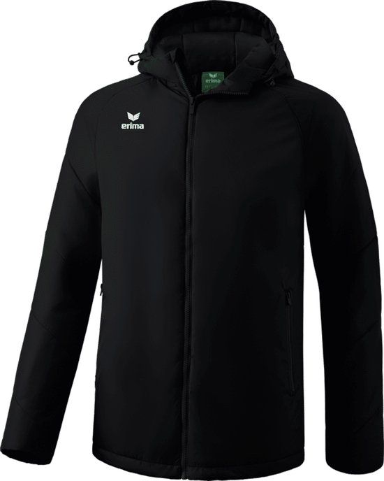 Erima Team Stadionjas Kinderen - Zwart - Maat 164