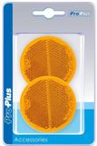 ProPlus PRO + Reflector oranje 60mm zelfklevend 2 stuks in blister