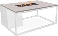 Cosi Fires Cosiloft 120 Lounge Table - White/Grey - Gas Fire Pit