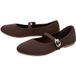 ESMARA Ballerine femme, pliable. (Brun, 36)