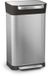 Ibenzoa® Poubelle avancée avec système de compression innovant 90L Inox Argent