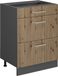 Vicco R-Line Keukenonderkast – 60 cm met laden, zonder werkblad Artisanaal eiken