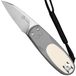 Civivi Purr C25054-1, Satin Nitro-V, Gray Ivory G10 couteau de poche, Ostap Hel design