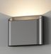 Artdelight Diaz 1L Wandlamp - Geborsteld Metaal - 6W LED - IP54