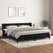 Maison Exclusive - Lit boxspring avec matelas, noir, 200x200 cm, velours