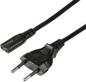 LogiLink CP145 electriciteitssnoer Zwart 3 m CEE7/16 C7 stekker