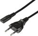 LogiLink CP145 electriciteitssnoer Zwart 3 m CEE7/16 C7 stekker