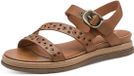 Tamaris - Dames - Plateau sandalen - Bruin - Maat 41