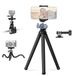 NEEWER Flexibel telefoonstatief, kleine mini-camera webcam bureaustandaard telefoonhouder en actiecamera-montageadapter compatibel met iPhone GoPro DJI Pocket 4 3 Xtra Muse Insta360 video-opname, TP34