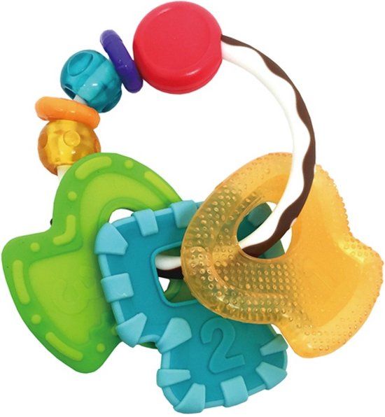 Infantino Slide & Chew Teether Keys Rammelaar en Bijtring BK-05133