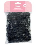 Yuaia Liens pour cheveux élastiques sans accroc Noir 1000 pièces.