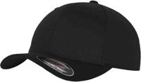 Flexfit Urban Classics Wooly Combed Flexfit Pet Zwart