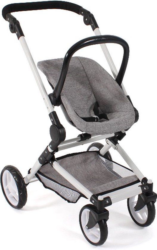 Bayer Chic 2000 Fides 3 in 1 Combi Poppenwagen - Melange Grijs