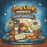 Tiny Cozy Moments for Overthinkers: Cozy Coloring Book for Adults