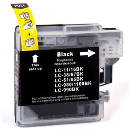 Huismerk LC 1100 BK LC 980 BK cartridge zwart