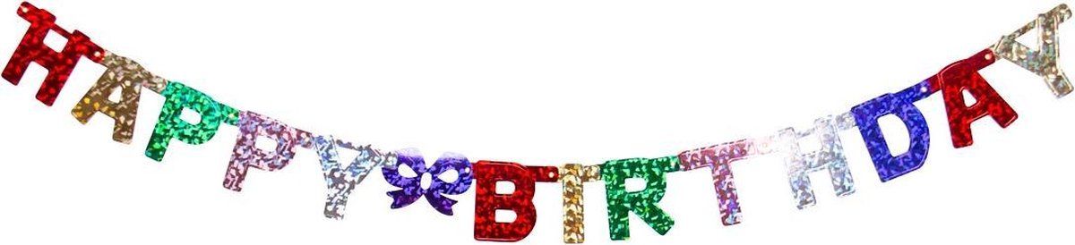 Folat Letterslinger Happy Birthday 1,5 M Karton