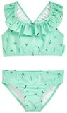 Playshoes Kinderbikini met UV-bescherming, Surfplank en Palmboom, Mint