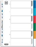 Elba Tabbladen A4 Polypropyleen Multi 25 stuks