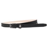 ROECKL Leren Riem Lina Belt W75 Black Zwart