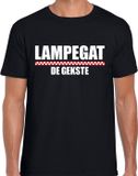 Bellatio Decorations Carnaval t-shirt Lampegat de gekste voor heren - zwart - Eindhoven - carnavalsshirt / verkleedkleding S