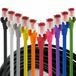 1aTTack.de - 10x 0,25m CAT6 patchkabel S/FTP PIMF afgeschermde CAT.6 RJ45 netwerkkabel Ethernetkabel DSL LAN router switch modem patchpaneel - 10 kleuren