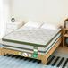 Matelas hybride 150x190 cm H4 30,5 cm 7 zones ressorts ensachés