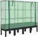 vidaXL Plantenbak verhoogd met kashoes 160x40x140 cm rattanlook