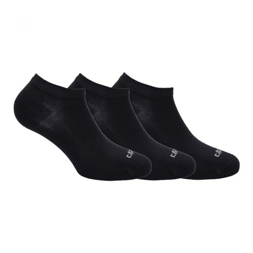 Inconnu Bamboo Invisible Sock Tripack - Men's Socks - Black - EU 39-42