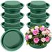 Merkloos Set van 6 Floral Foam Bowls Groen 4.7"
