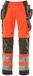 Mascot Safe Supreme Pantalon avec poches à clous 15531-860 - rouge haute visibilité/gris anthracite foncé - C58