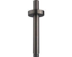 Wiesbaden Luxe Douche-arm Rond Plafondbevestiging 15cm Gunmetal