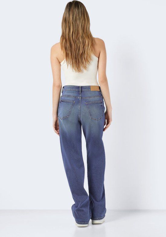 NOISY MAY NMYOLANDA NW WIDE JEANS - Medium Blue Denim - W29/L32